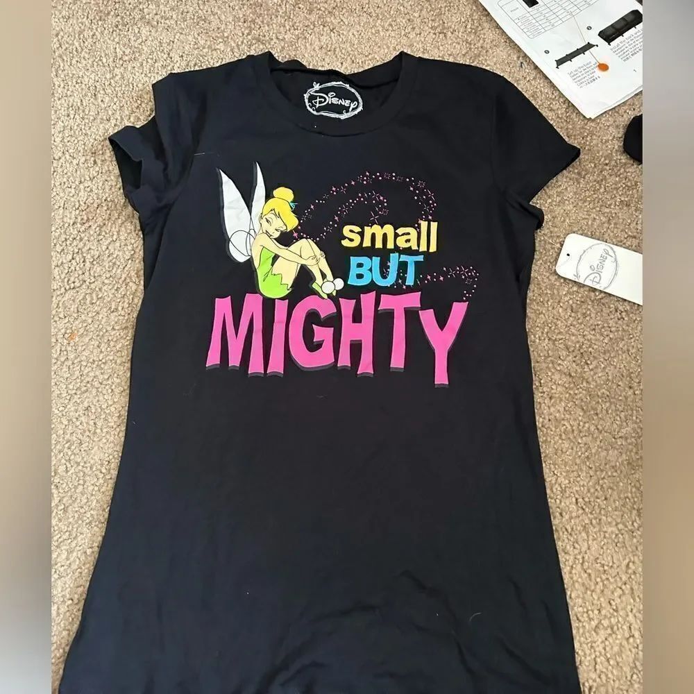 Disney Tinkerbell Small But Mighty Tshirt NWT